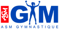 Logo ASM Gym - Bleu et rouge - 113x227